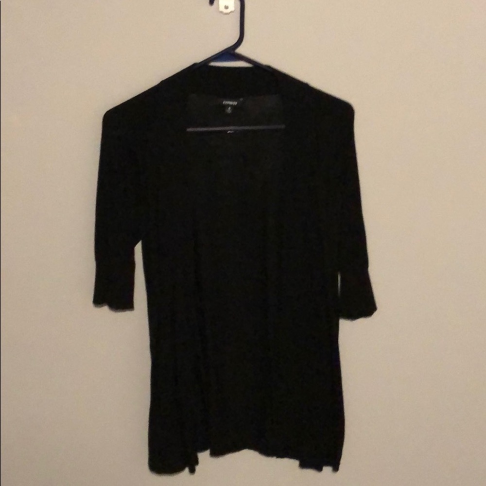 EXPRESS. Black cardigan. Small